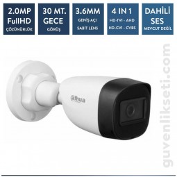 Dahua HAC-HFW1200C-0360B 2mp HDCVI IR Bullet Kamera Dahua HAC-HFW1200C-0360B 2mp HDCVI IR Bullet Kamera